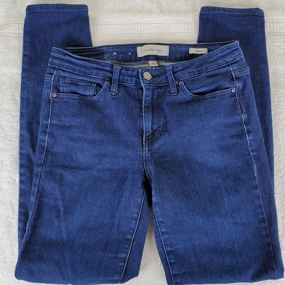 CALVIN KLEIN JEANS/LEGGINGS, size 6